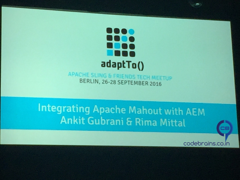 AEM integration with Apache Mahout | codebrains.co.in