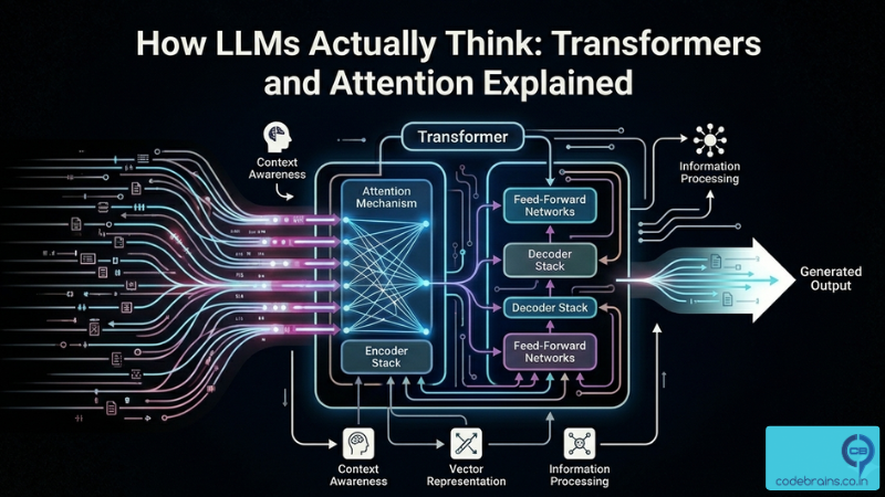 How LLMs Actually Think: Transformers and Attention Explained