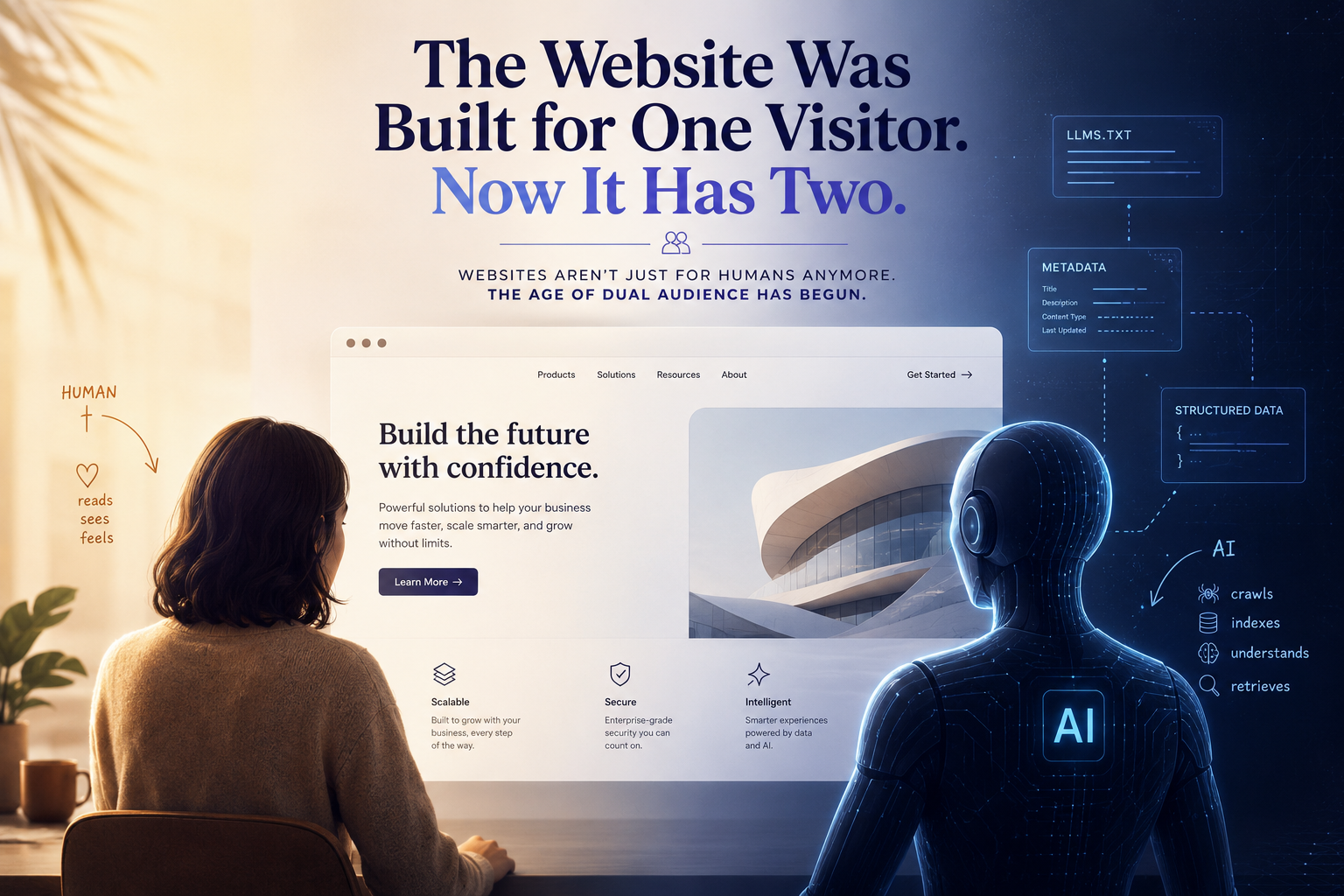The Website Was Built for One Visitor. Now It Has Two.